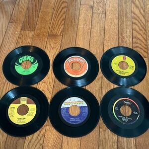 Lot of 6 Funk Soul 45 records Billy Paul Joe‎ Hinton Marvin Gaye Timmy Thomas